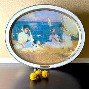 Vintage LARGE Collectors Tin (two sided art) Limited Edition Sunshine Biscuits